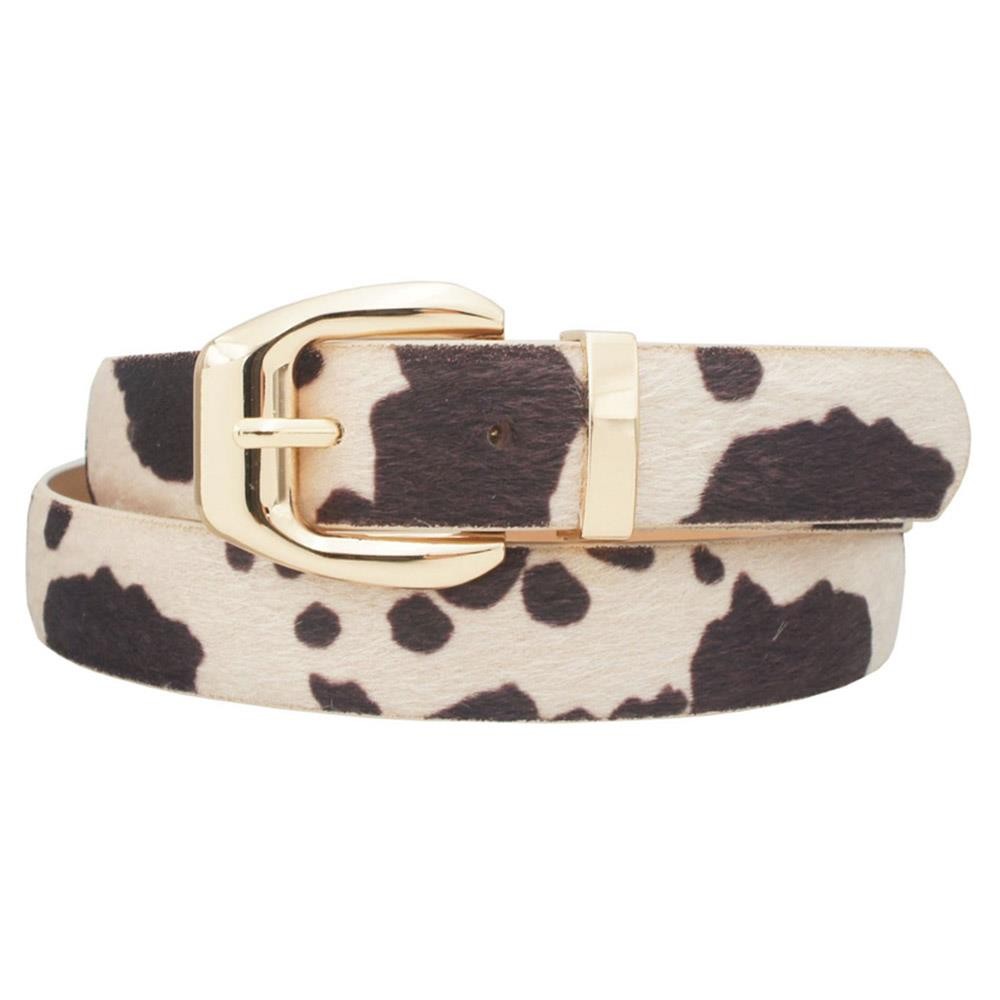 Cow Print Western Belt