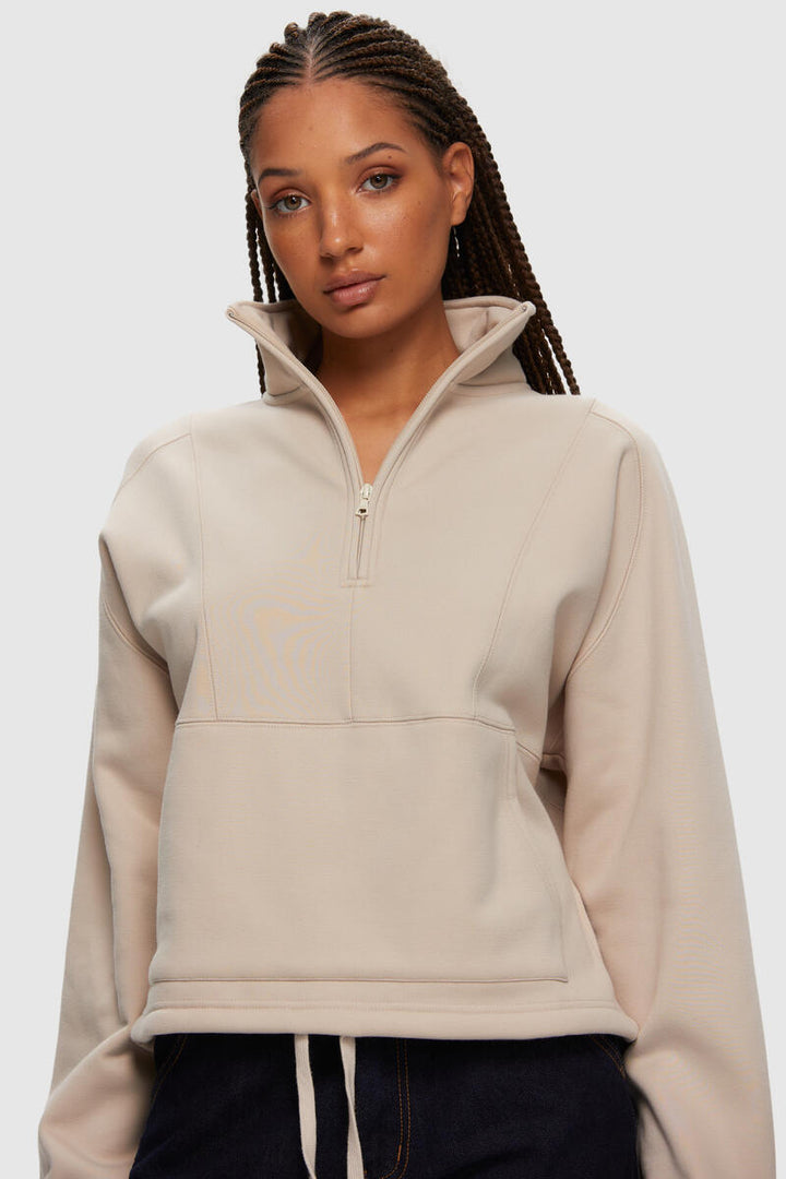 Oversized Half Zip