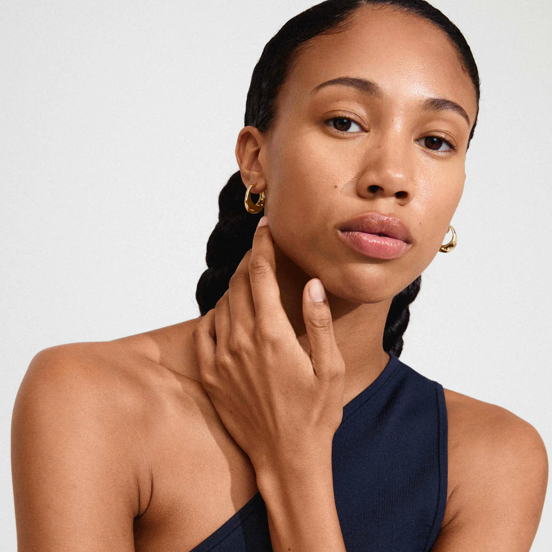 Dune Recycled Chunky Hoop Earrings