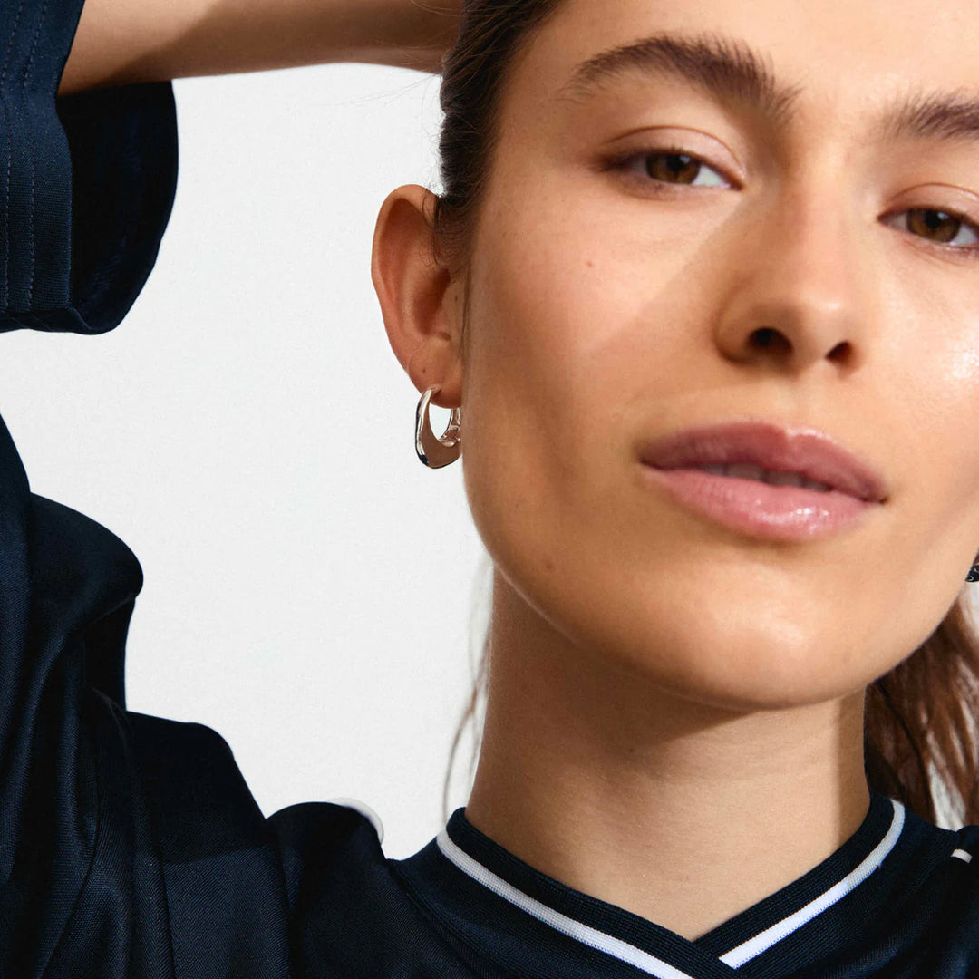 Dune Recycled Chunky Hoop Earrings