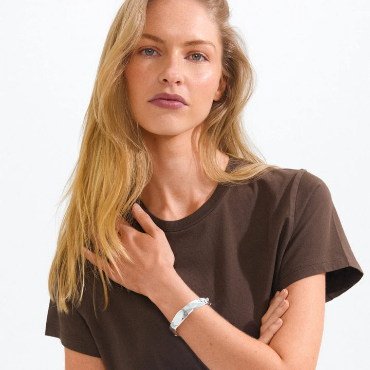 Now Recycled Chunky Organic Bangle
