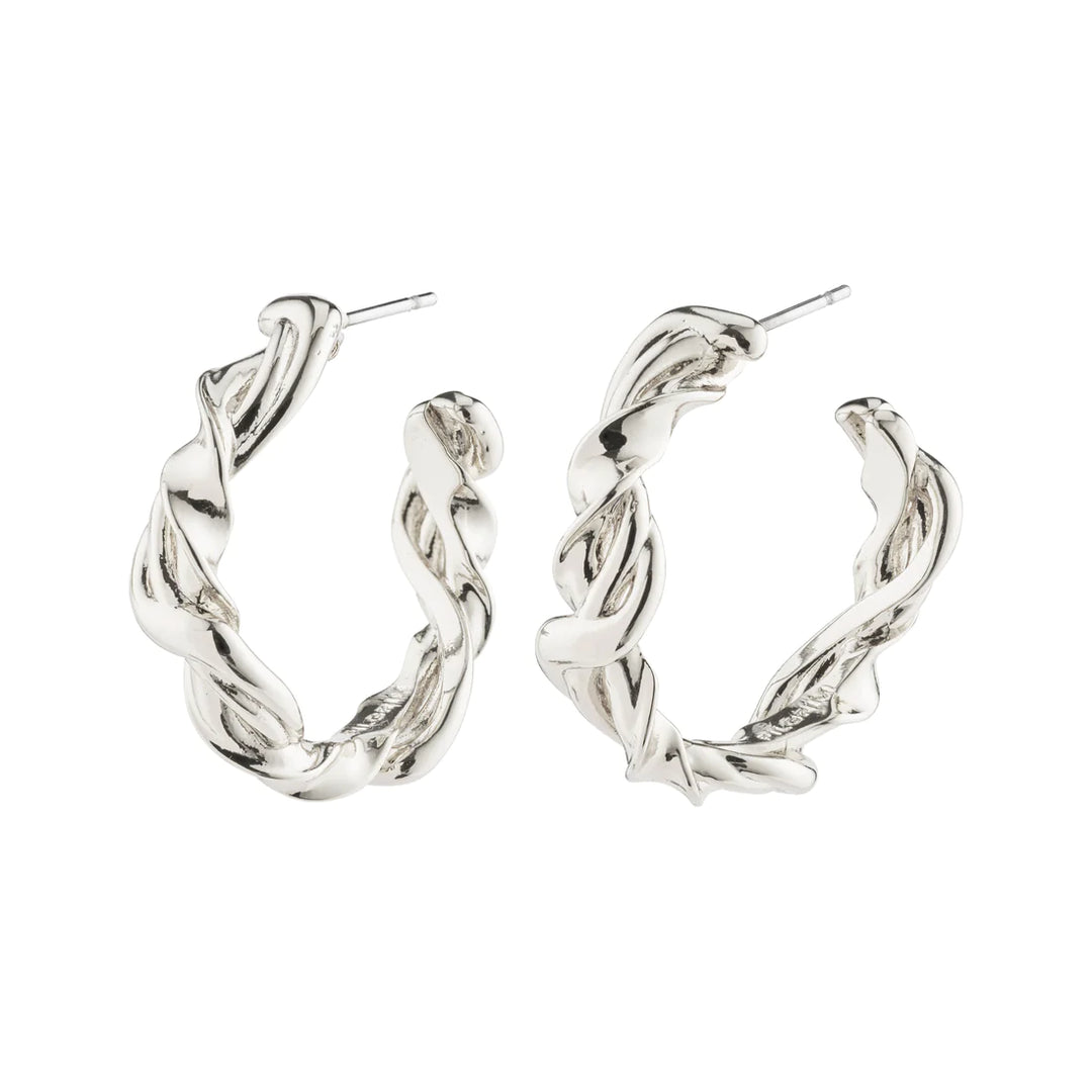 Sun Recycled Twisted Hoops