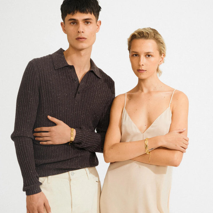 Shift Recycled Flat Coins Bracelet