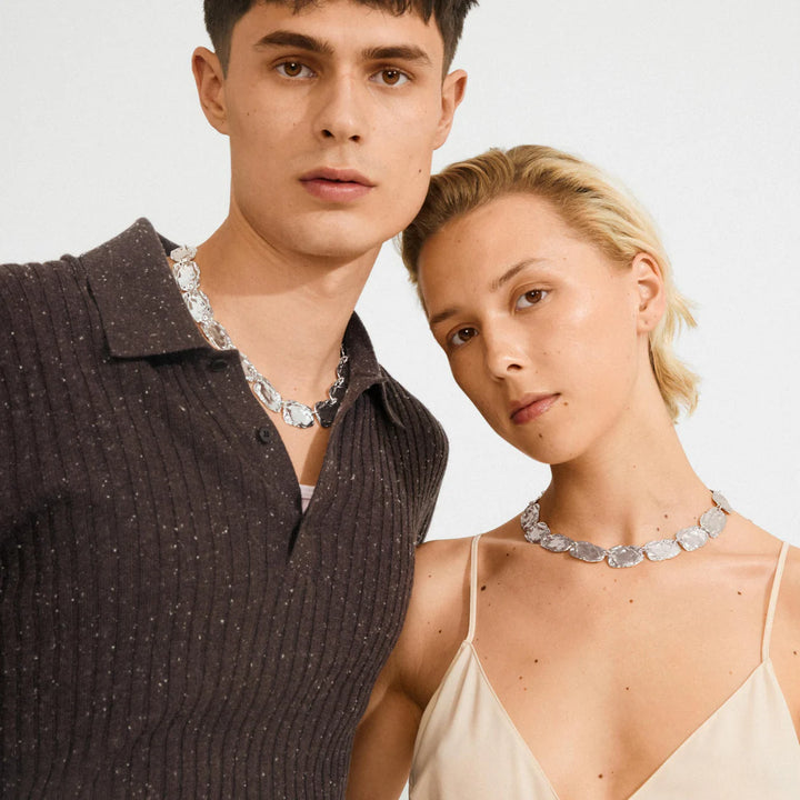 Shift Recycled Flat Coins Necklace