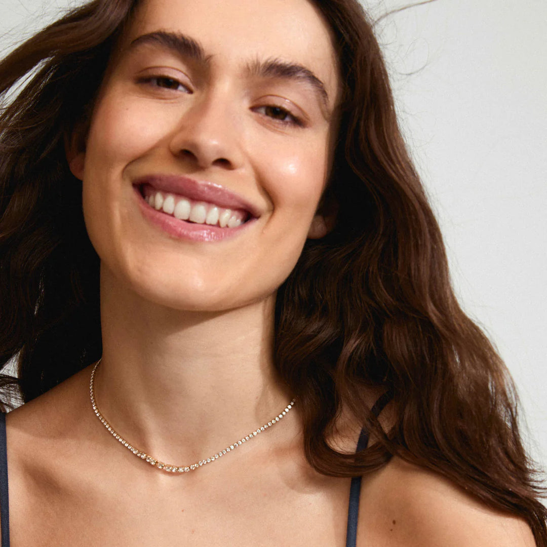 Sky Tennis Crystal Necklace