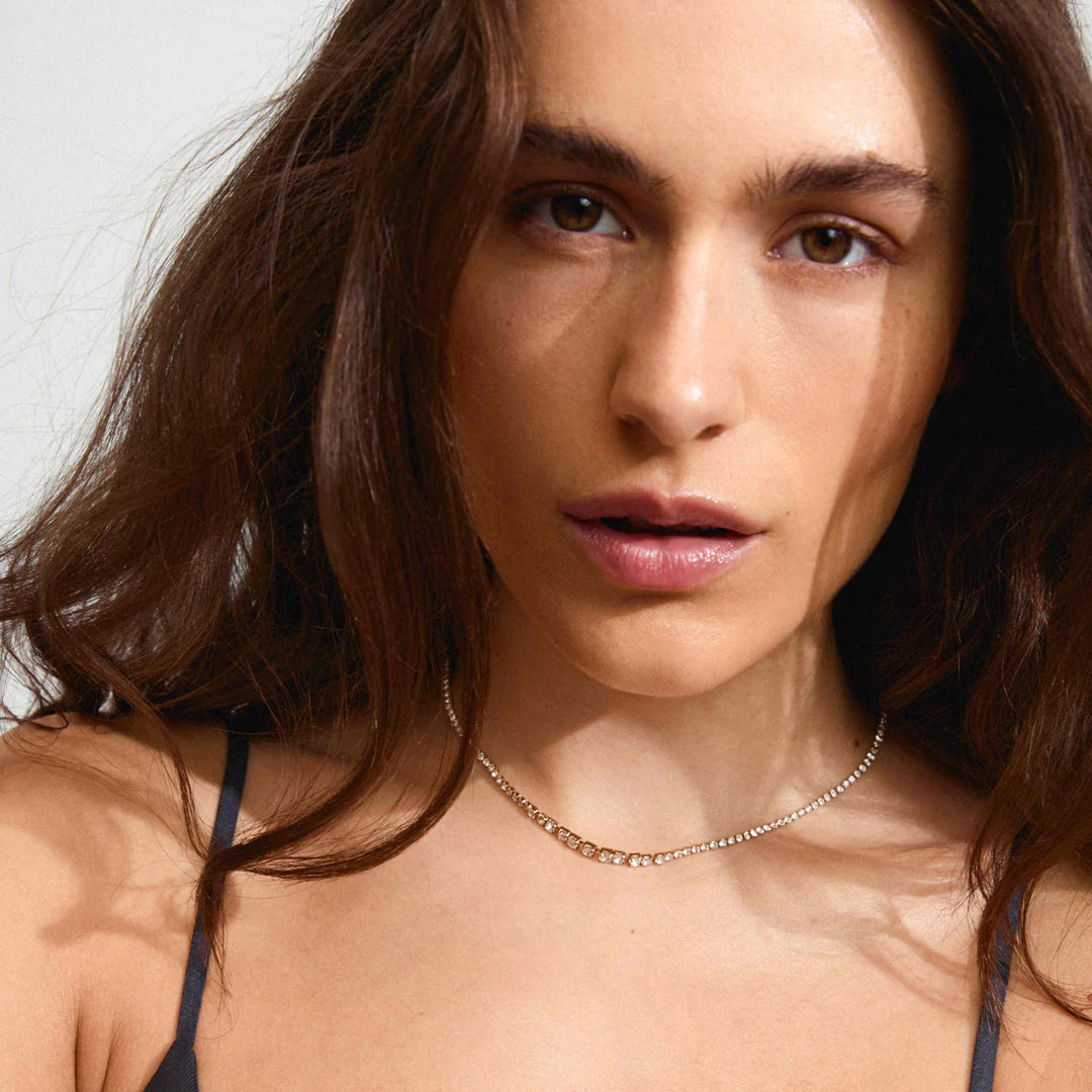 Sky Tennis Crystal Necklace