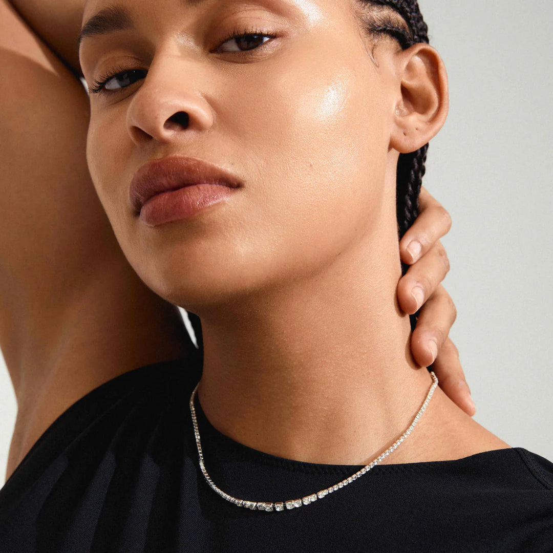 Sky Tennis Crystal Necklace