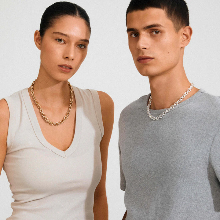 Phase Recycled Cable Chain Necklace