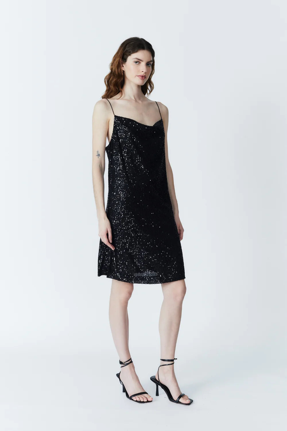 Carson Sequin Shift Dress