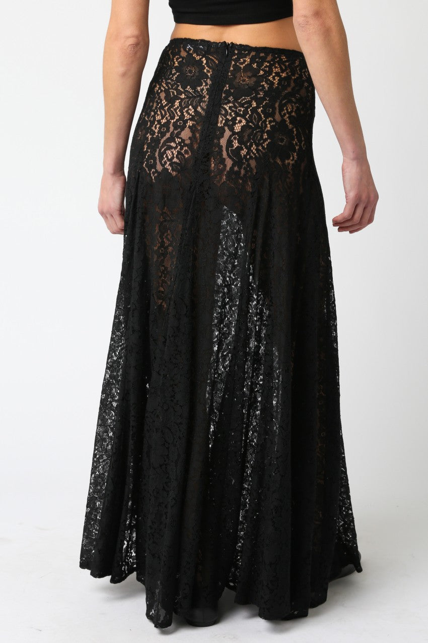 Dahlia Lace Maxi Skirt