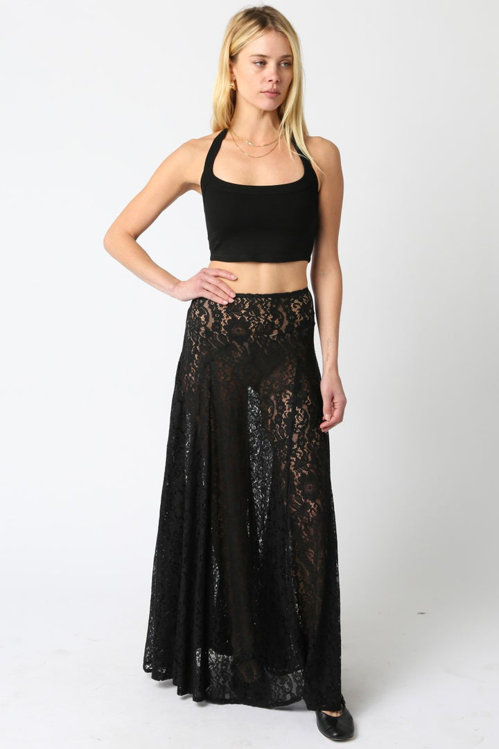 Dahlia Lace Maxi Skirt