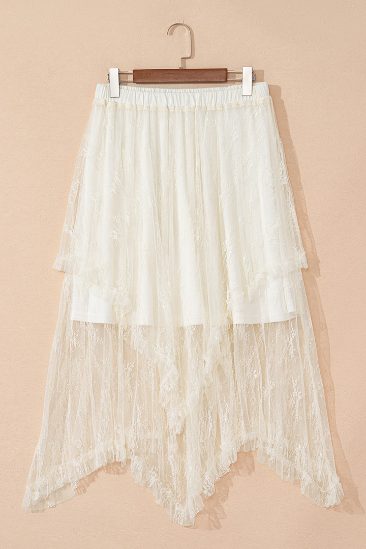 Becks Lace Midi Skirt
