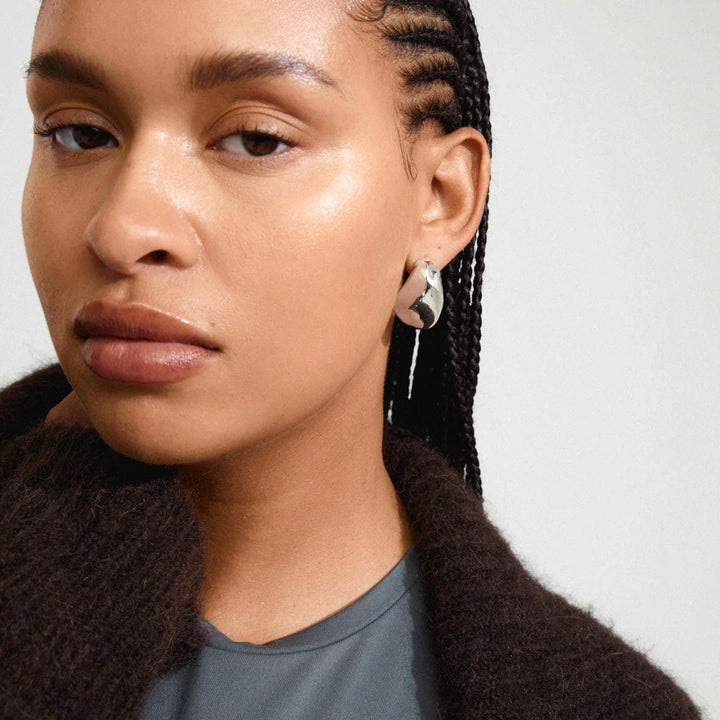 Dune Recycled Large Chunky Earrings