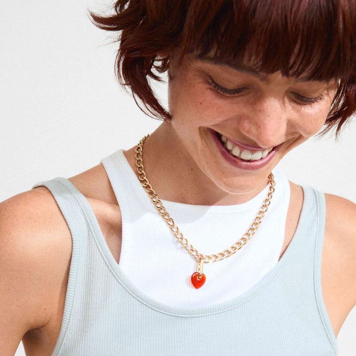 Charm Colourful Heart Pendant