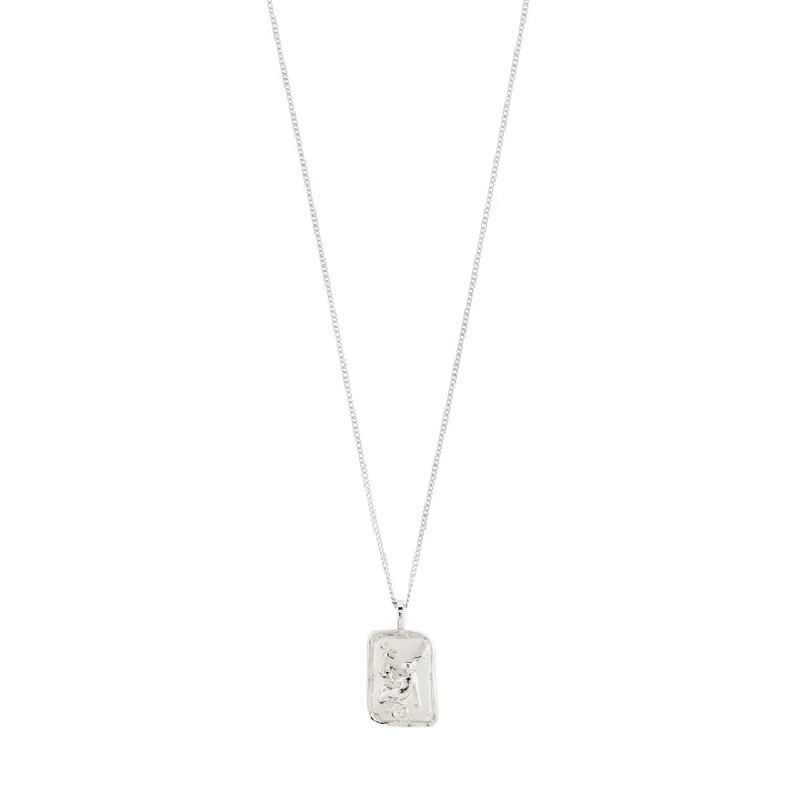 Horoscope Double Sided Square Coin Pendant