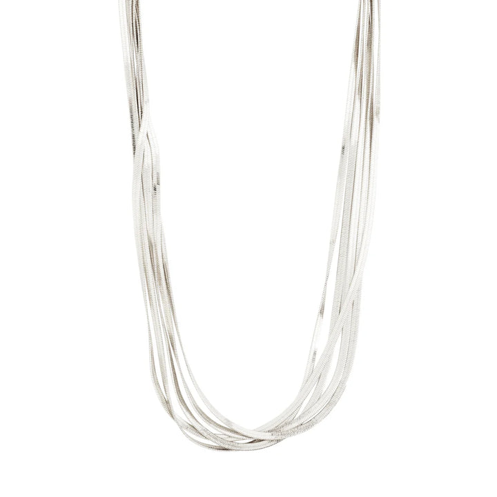 Kira Recycled Layered Chains Necklace