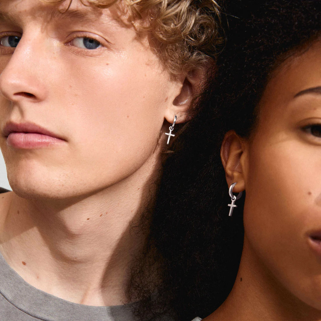 Daisy Recycled Hoop Earrings