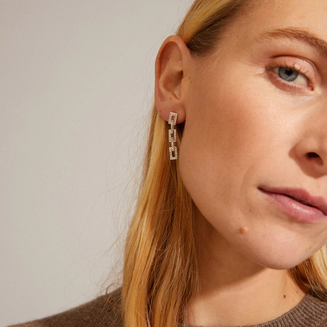 Coby Recycled Crystal Earrings