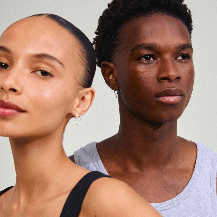 Joa Recycled Crystals Hoop Earrings