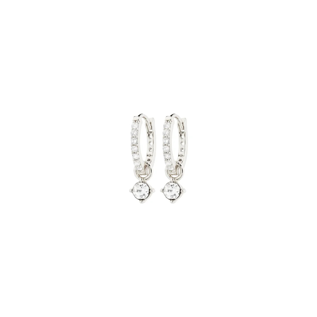 Joa Recycled Crystals Hoop Earrings