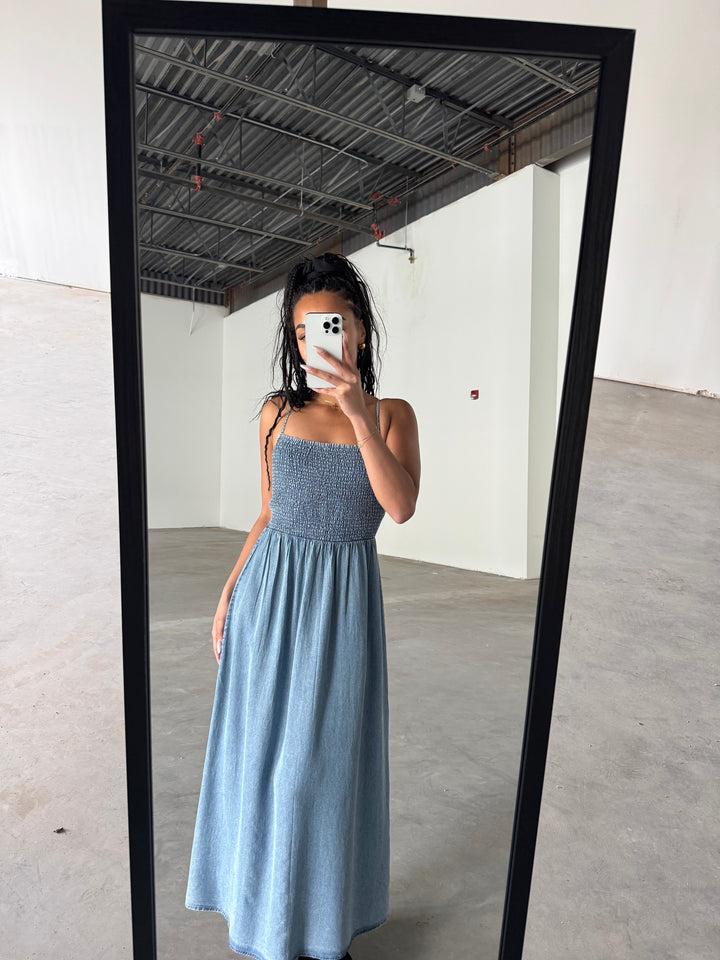 Bayside Chambray Midi Dress