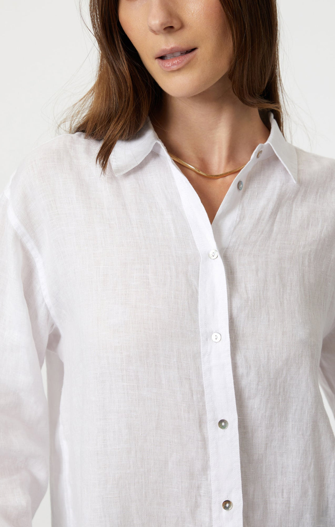 Simon Linen Button Up Shirt