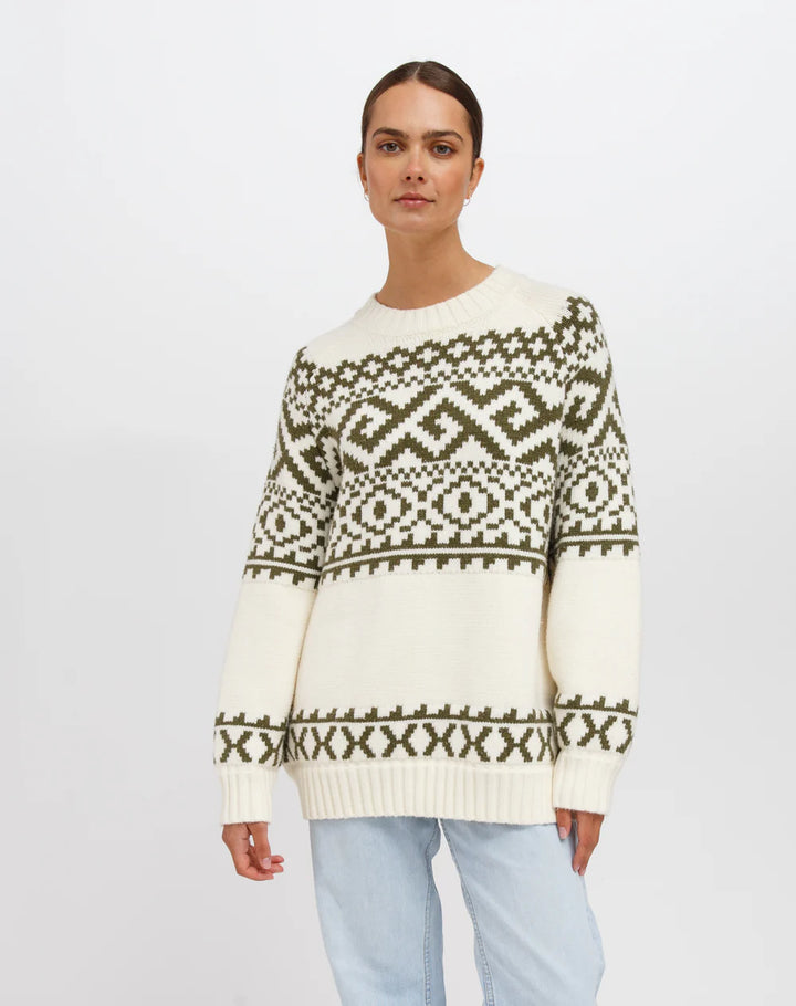 Fair Isle Knit Sweater