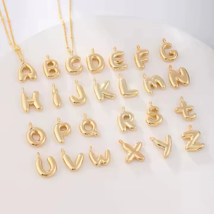 Bubble Letter Necklace