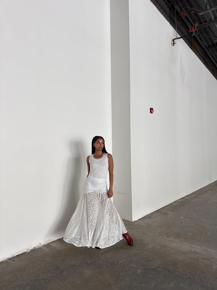 Dahlia Lace Maxi Skirt