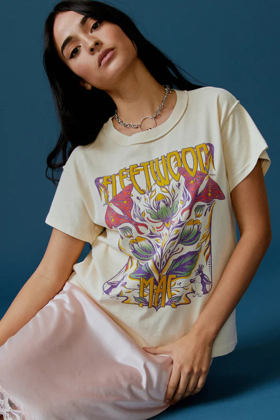 Fleetwood Mac Butterflies Reverse Girlfriend Tee