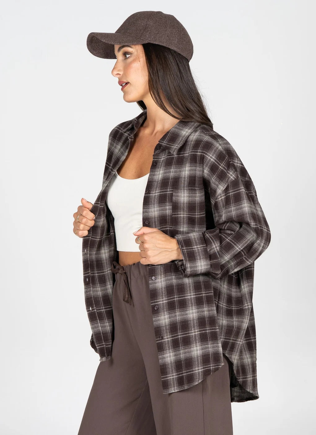 Plaid Flannel Button Up