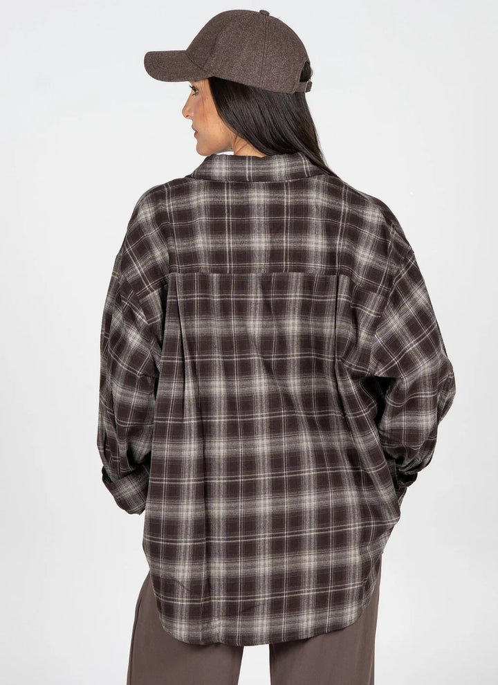 Plaid Flannel Button Up