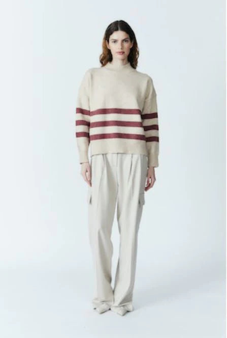 Atoms Striped Sweater