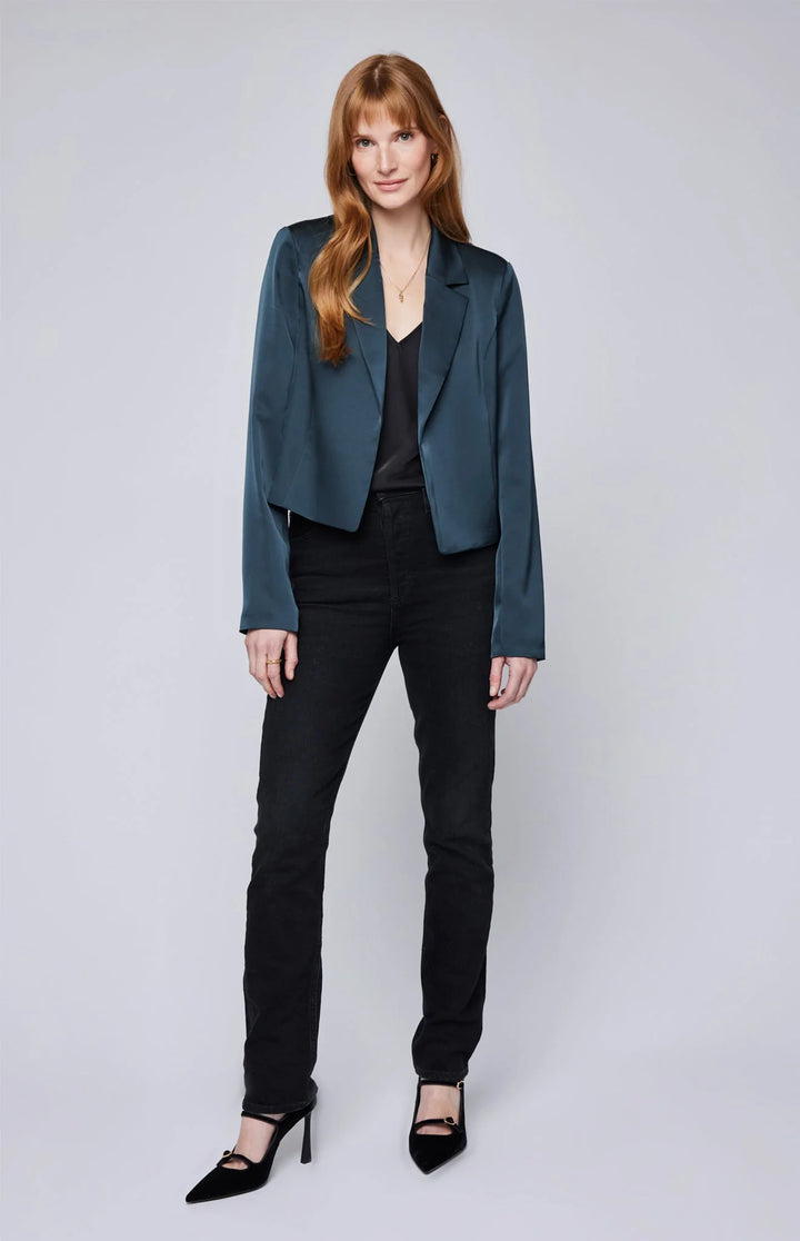 Natalie Satin Blazer