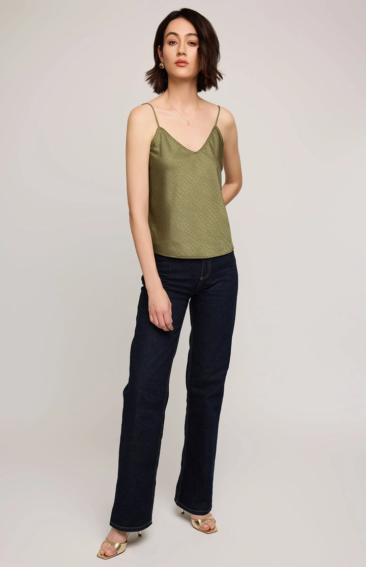 Priscilla Satin Tank