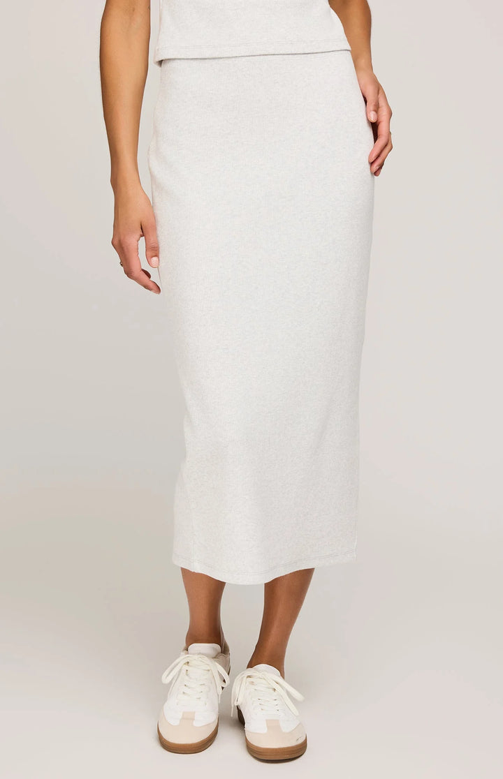 Catalina Ribbed Midi Skirt