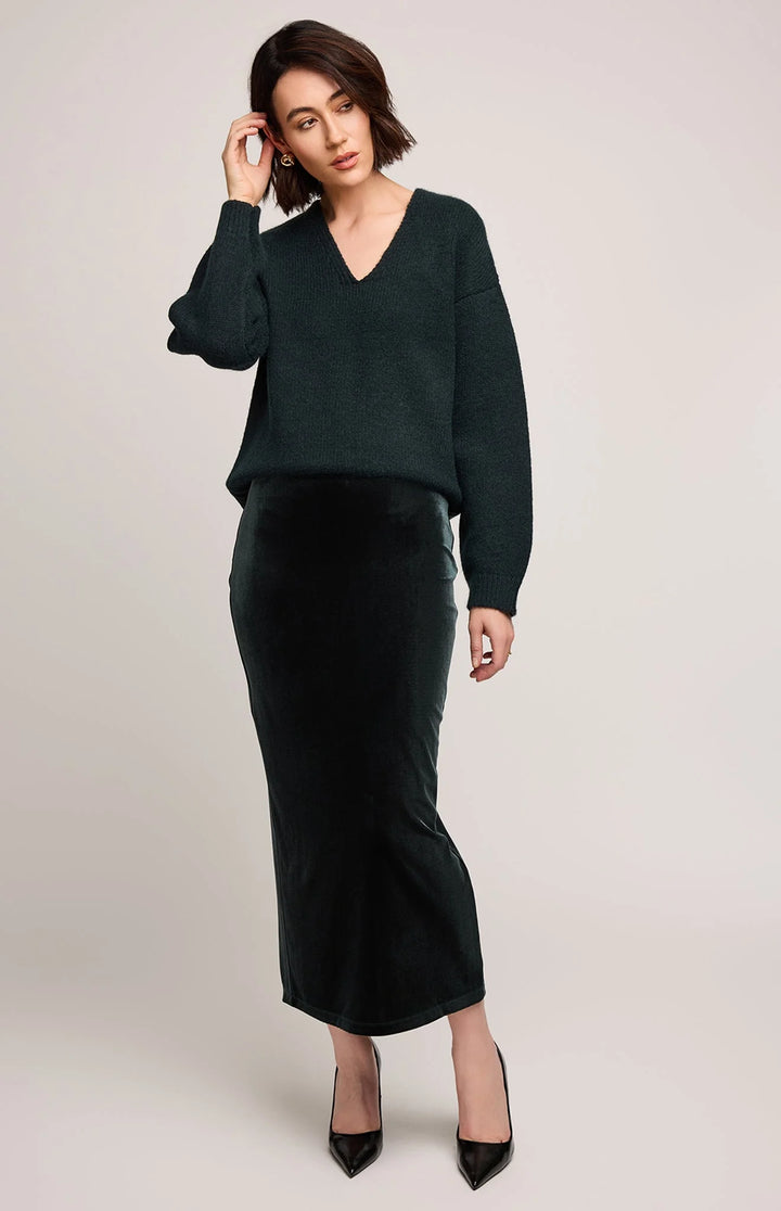 Dahlia Velvet Skirt