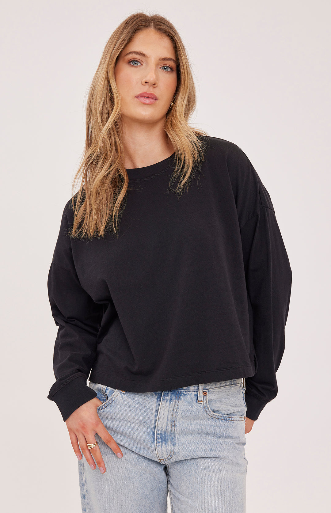 Christy Cotton Long Sleeve Top