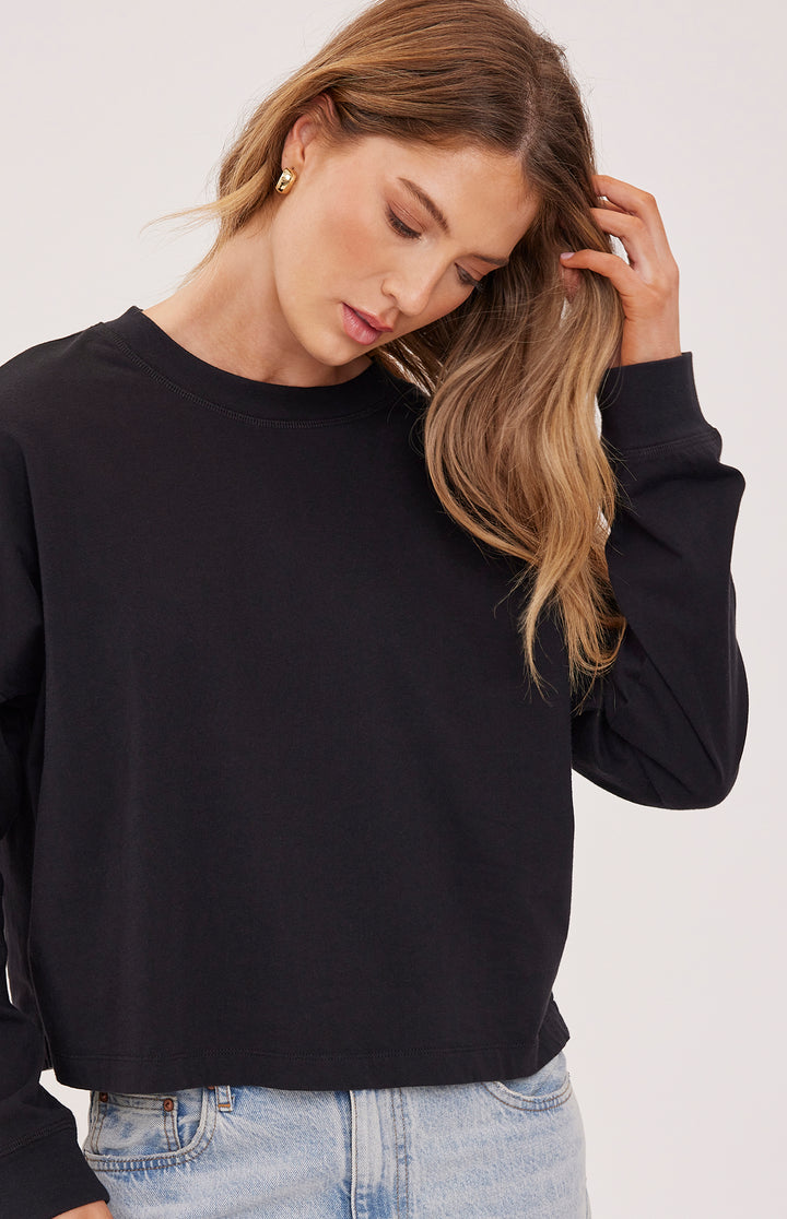 Christy Cotton Long Sleeve Top