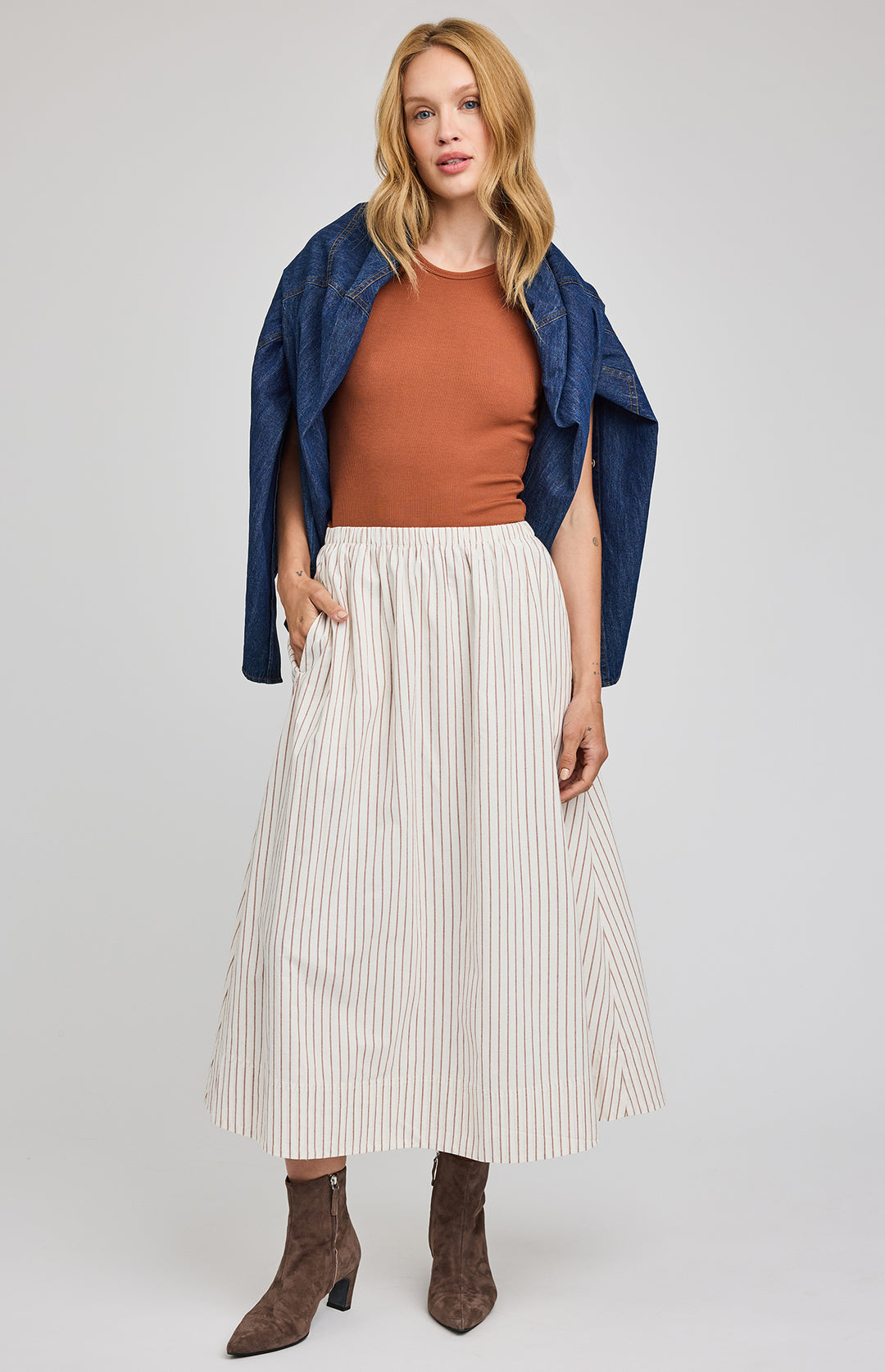 Wilhelmina Midi Skirt