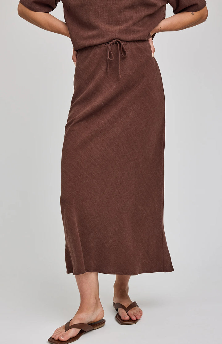 Cassia Linen Skirt