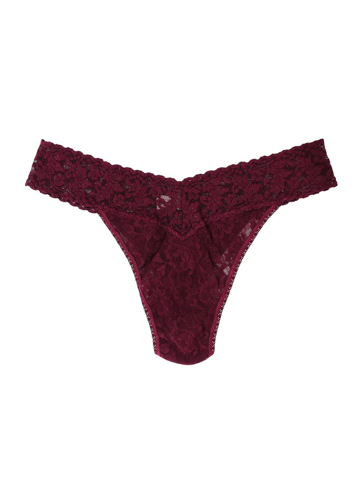 Signature Lace Original Rise Thong