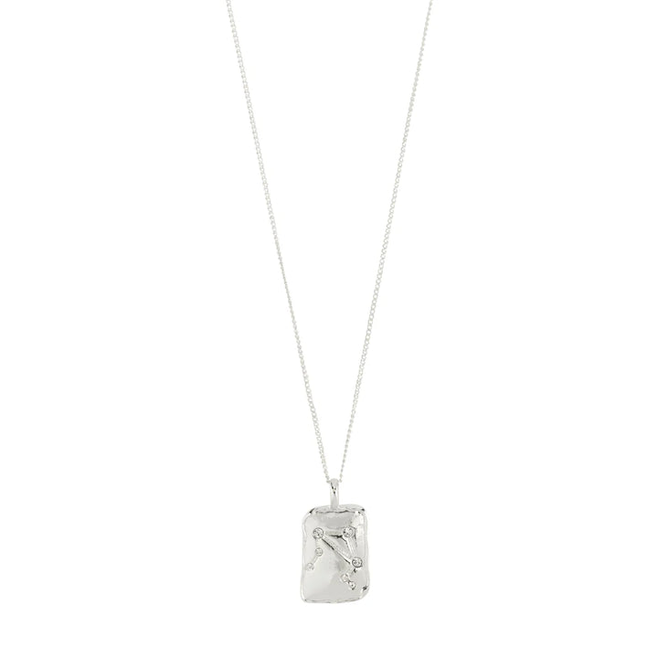 Horoscope Double Sided Square Coin Pendant