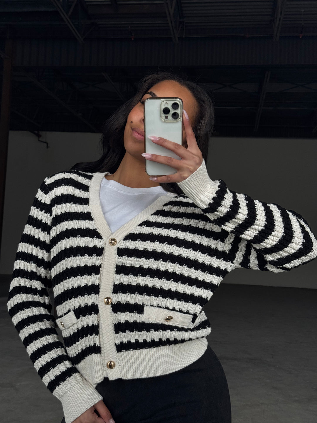 Heidi Striped Cardigan