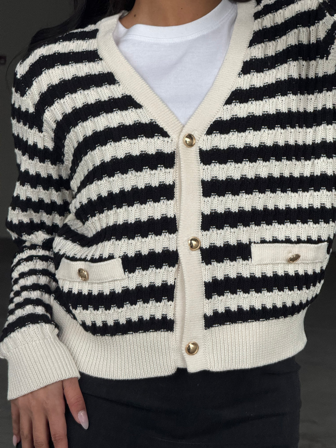 Heidi Striped Cardigan