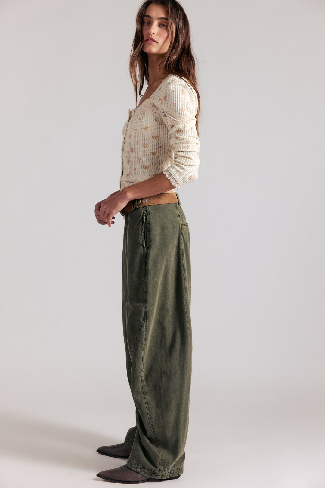 Spotlight Washed Barrel Trousers