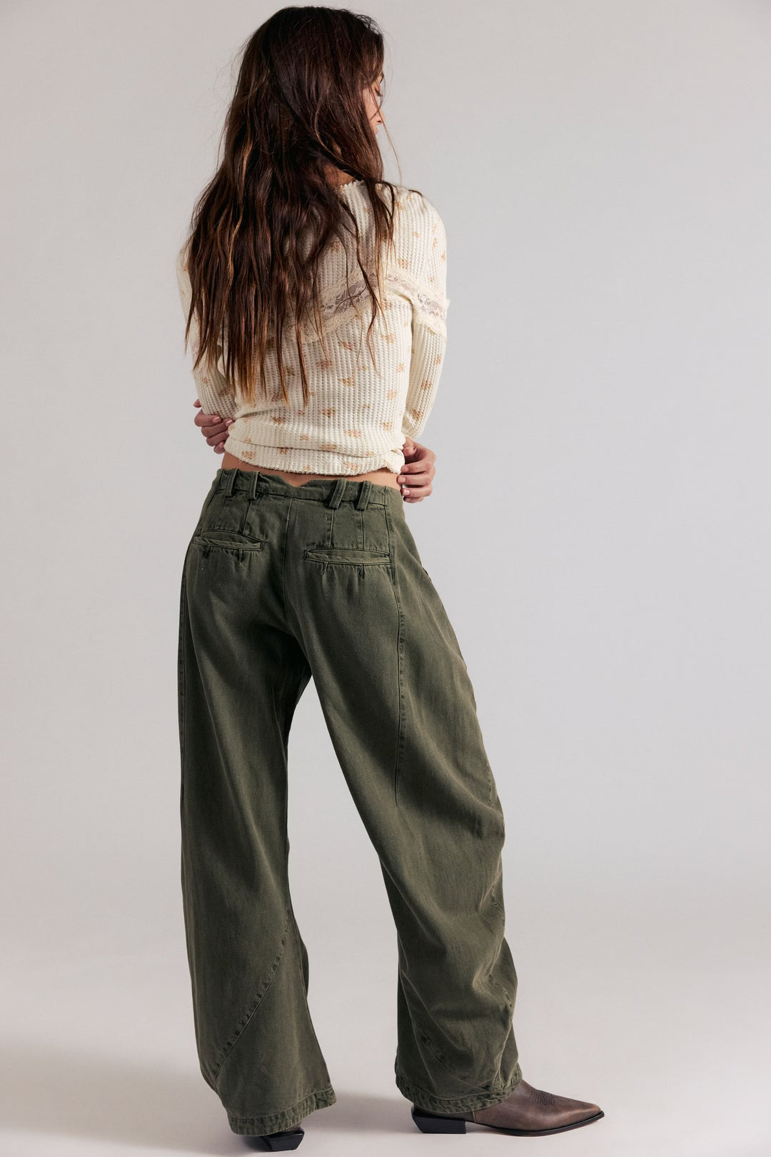 Spotlight Washed Barrel Trousers
