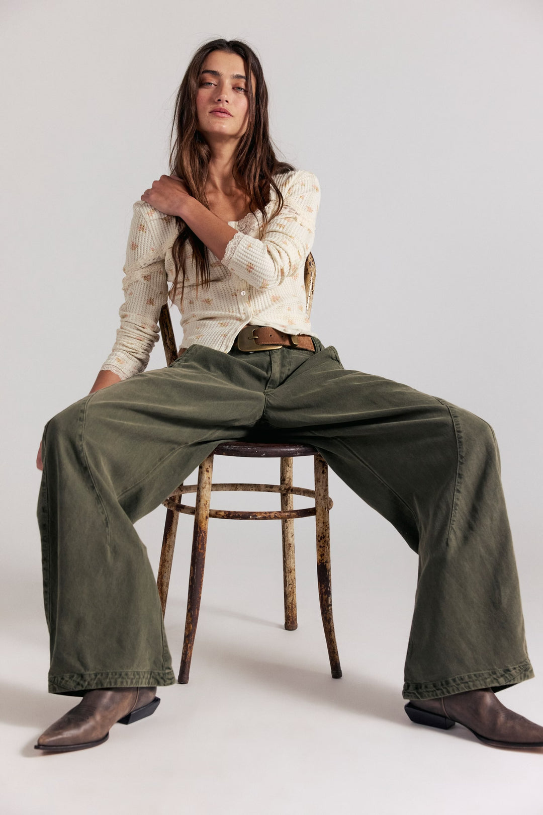 Spotlight Washed Barrel Trousers