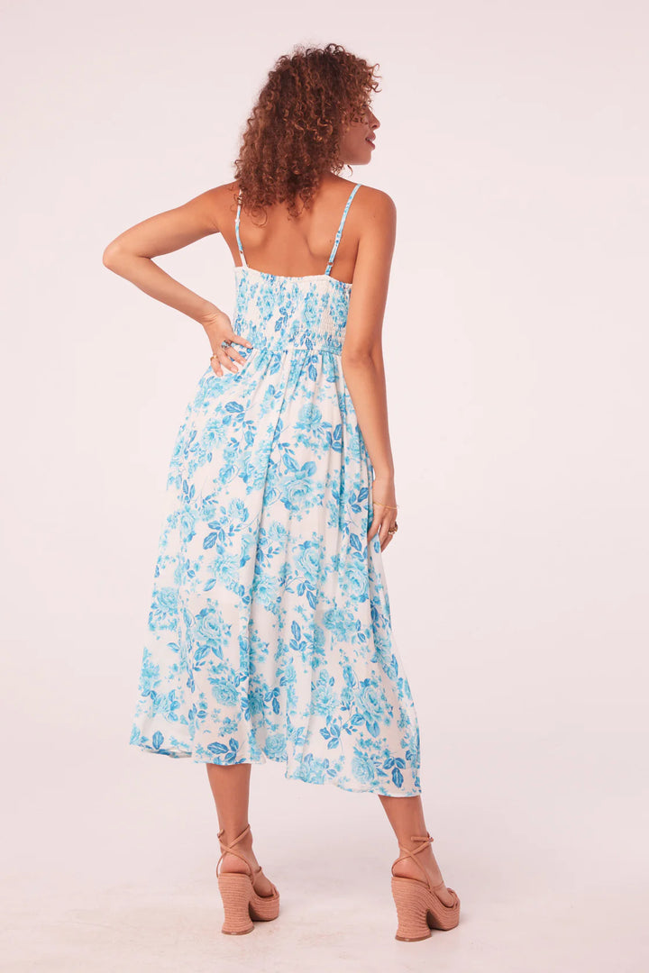 Ithaca Ruched Bodice Midi Dress