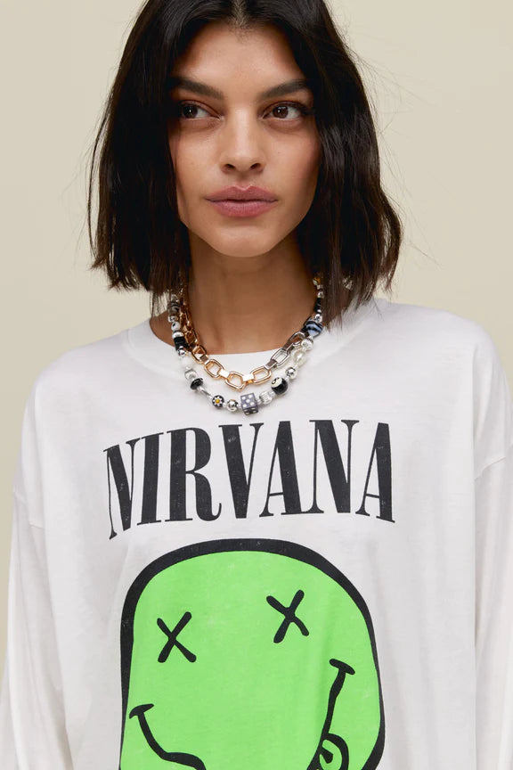 Nirvana Smiley Long Seeeve